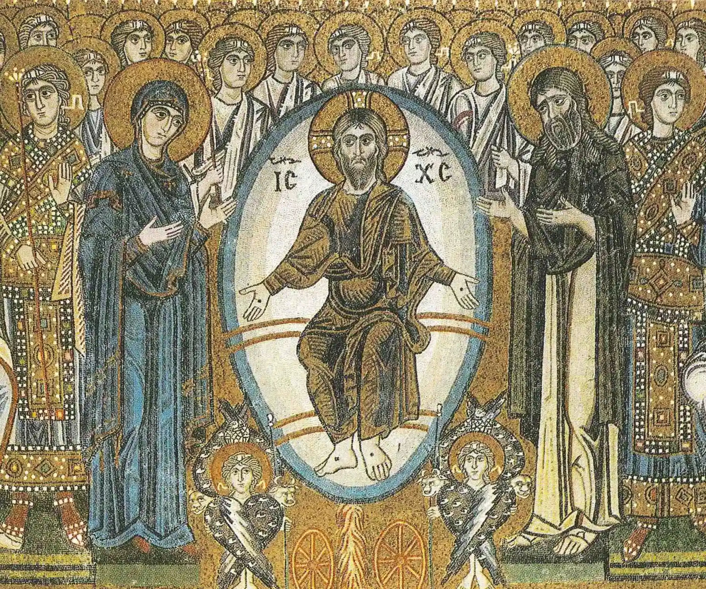 Torcello mosaics detail copywrite wikimedia commons