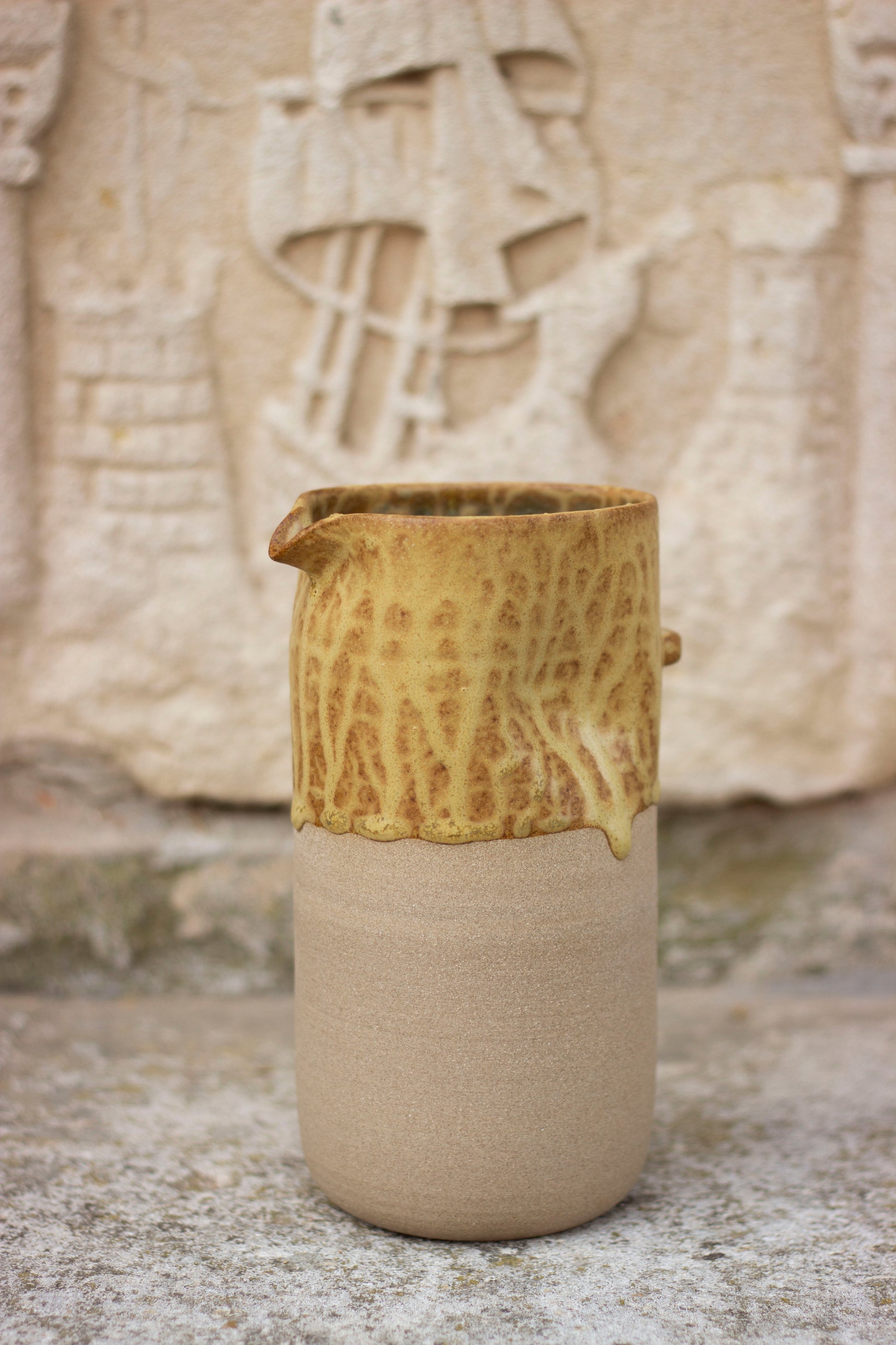 Venetian lagoon wild clay hand made jug