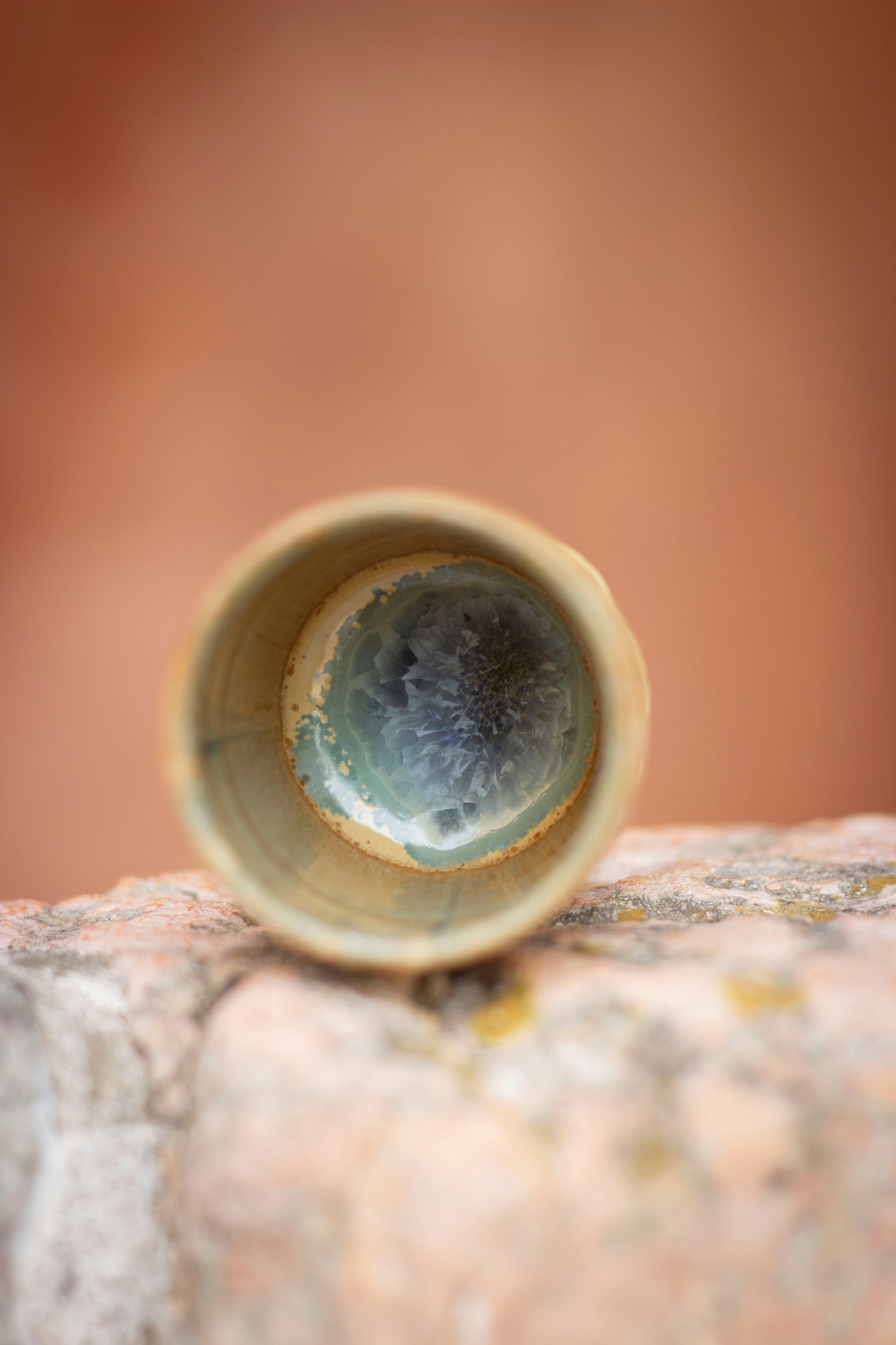 hand made ceramic espresso cup from lagoon wild clay