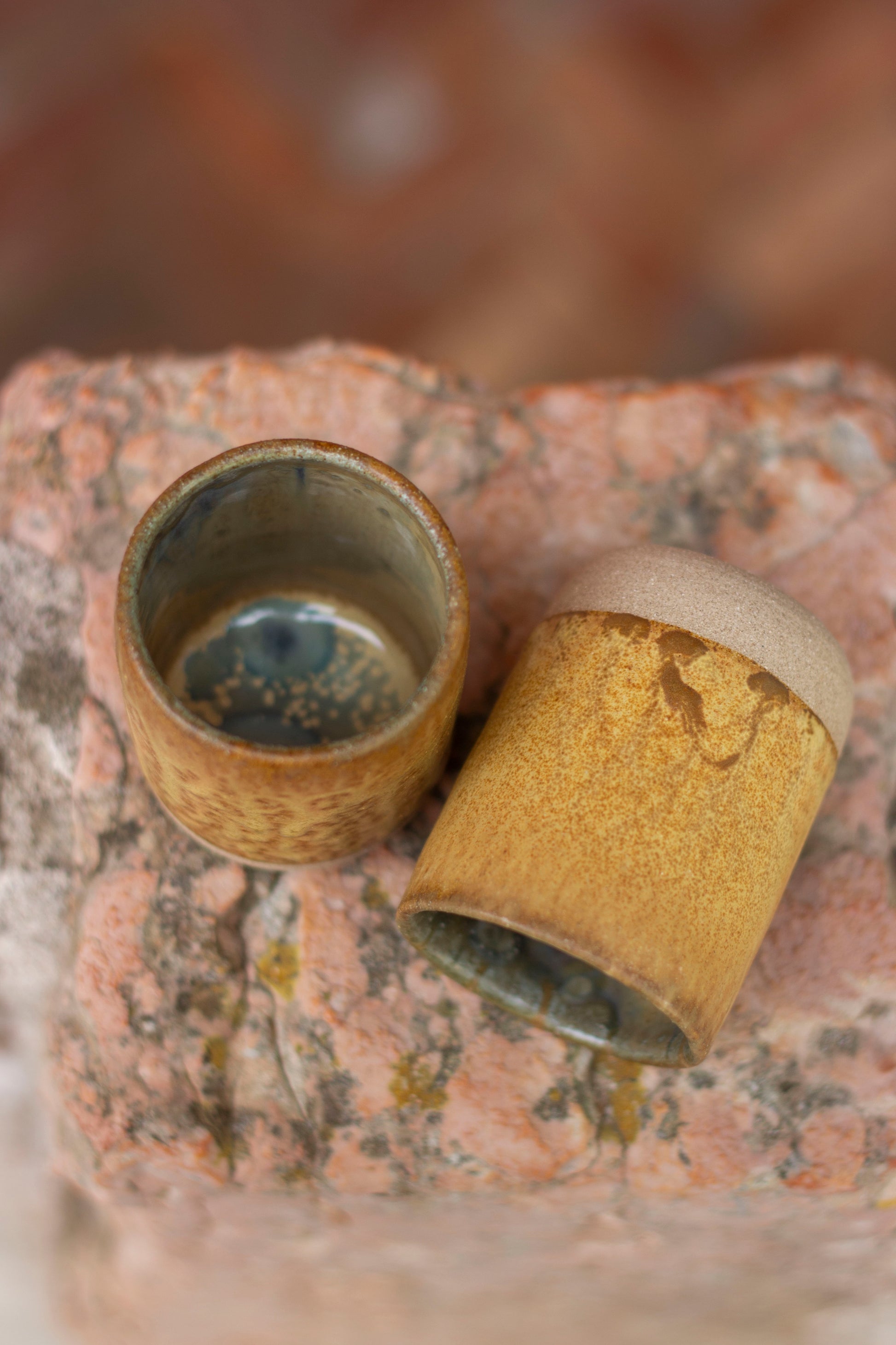 hand made ceramic espresso cup from lagoon wild clay