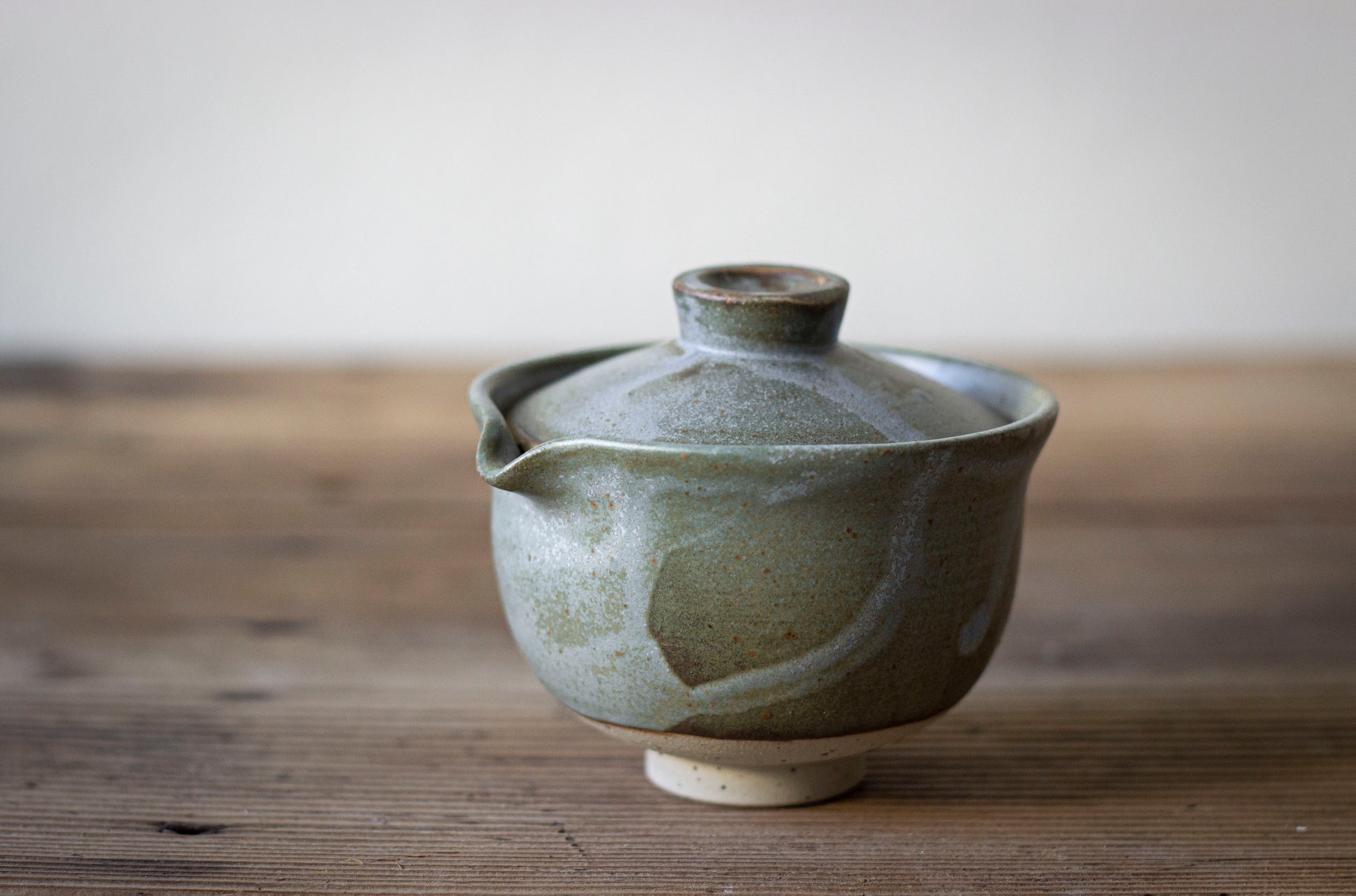 Hand made green gaiwan