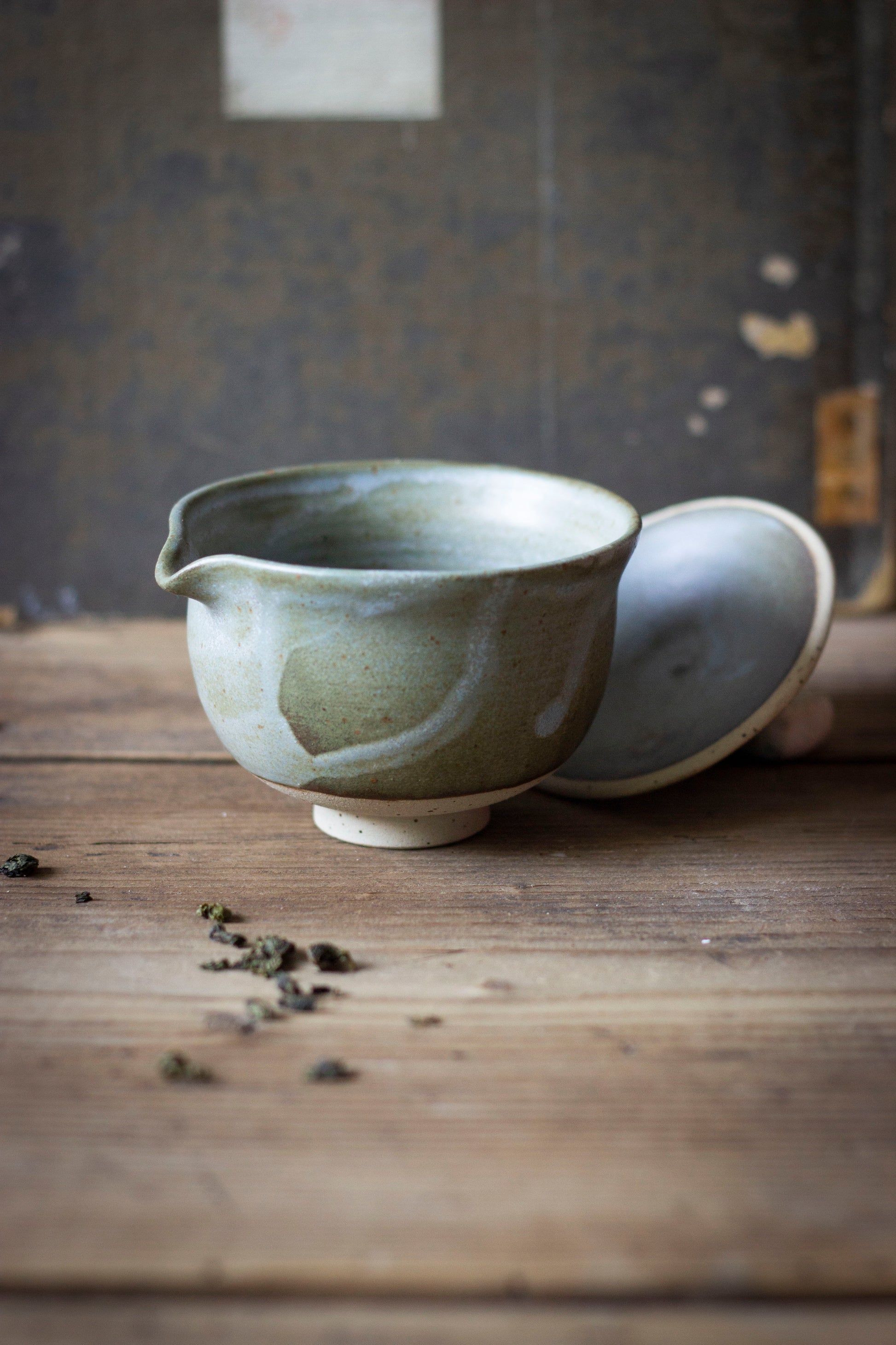 Hand made green gaiwan
