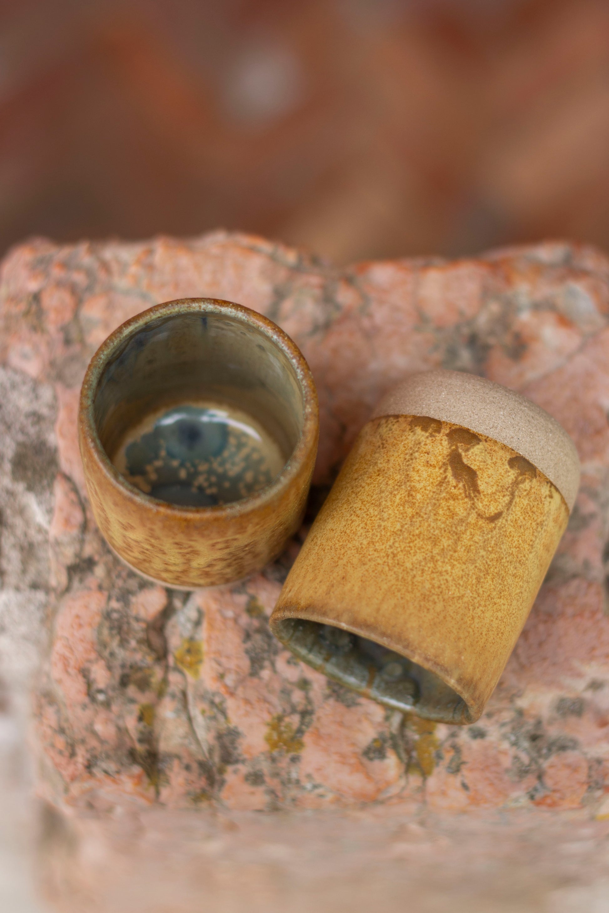 hand made ceramic espresso cup from lagoon wild clay 