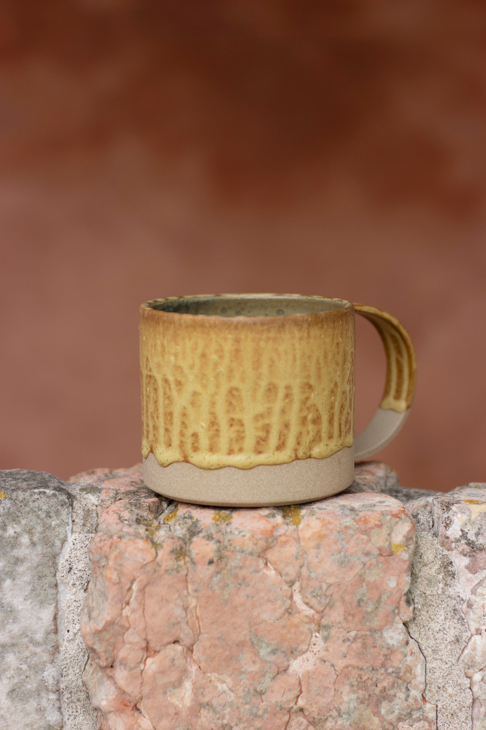 gres mug handcrafted from lagoon wild clay