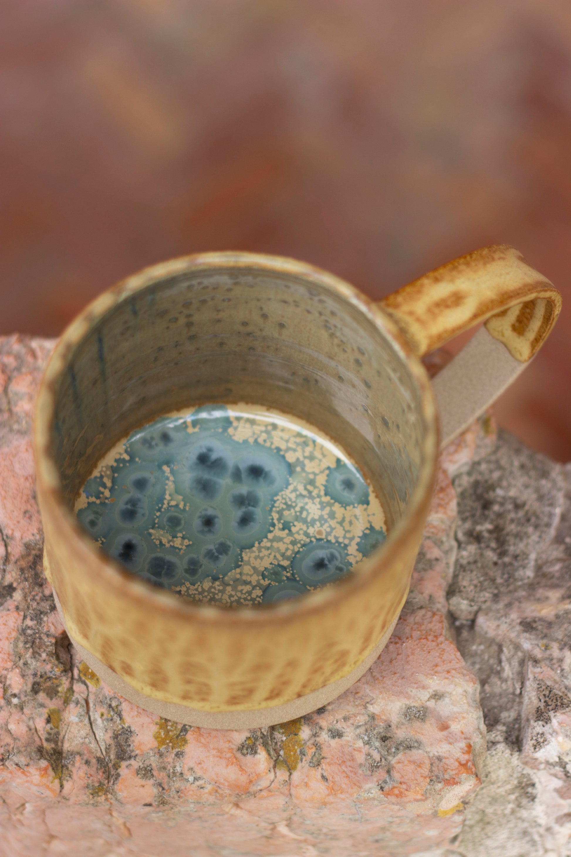 gres mug handcrafted from lagoon wild clay