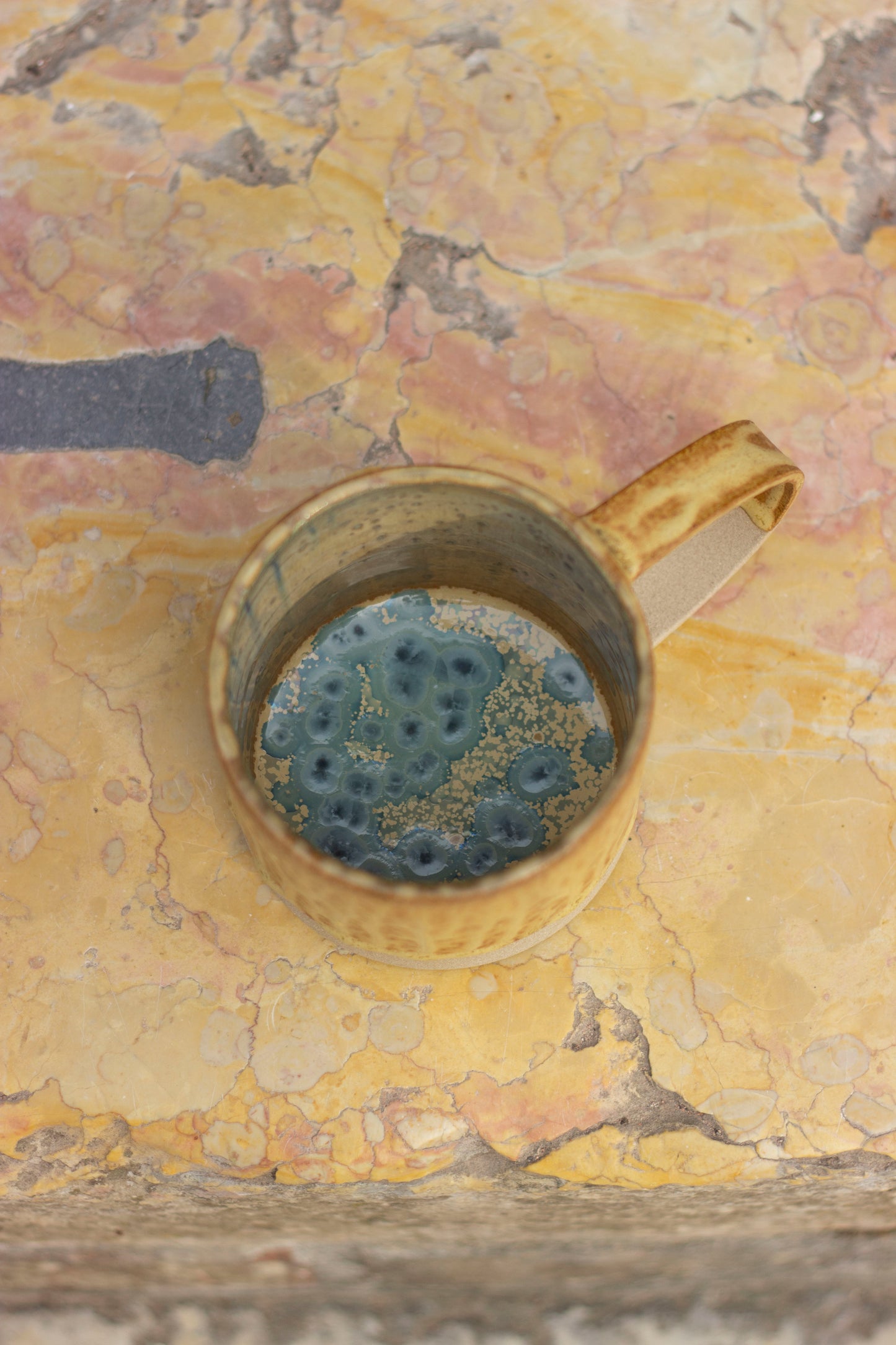 gres mug handcrafted from lagoon wild clay